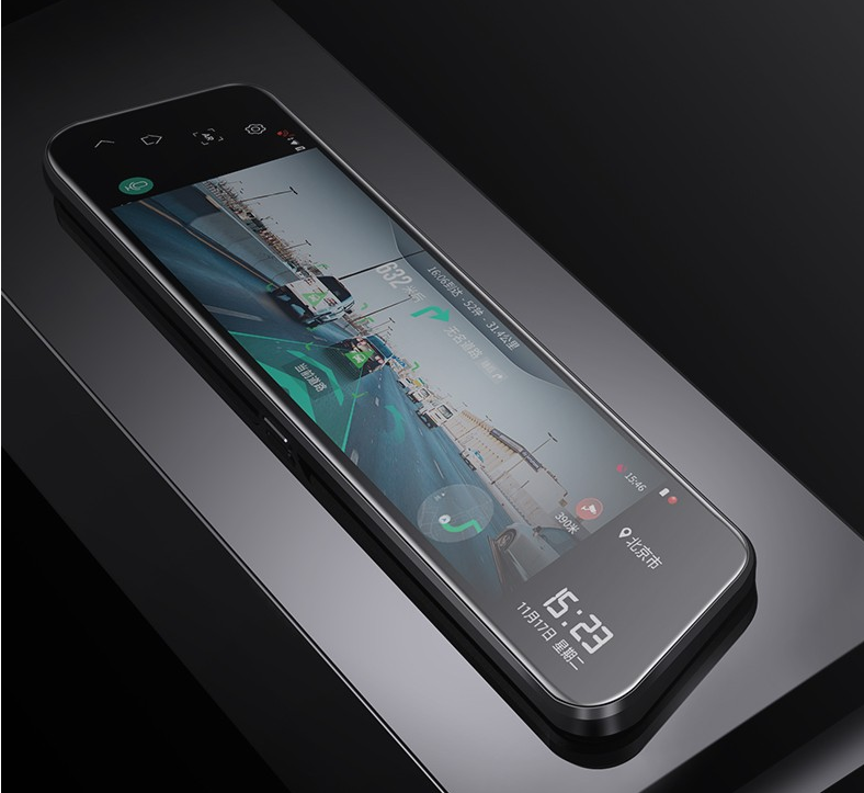 前后都能看,12英寸巨屏凌度流媒体后视镜hs996a让开车更轻松