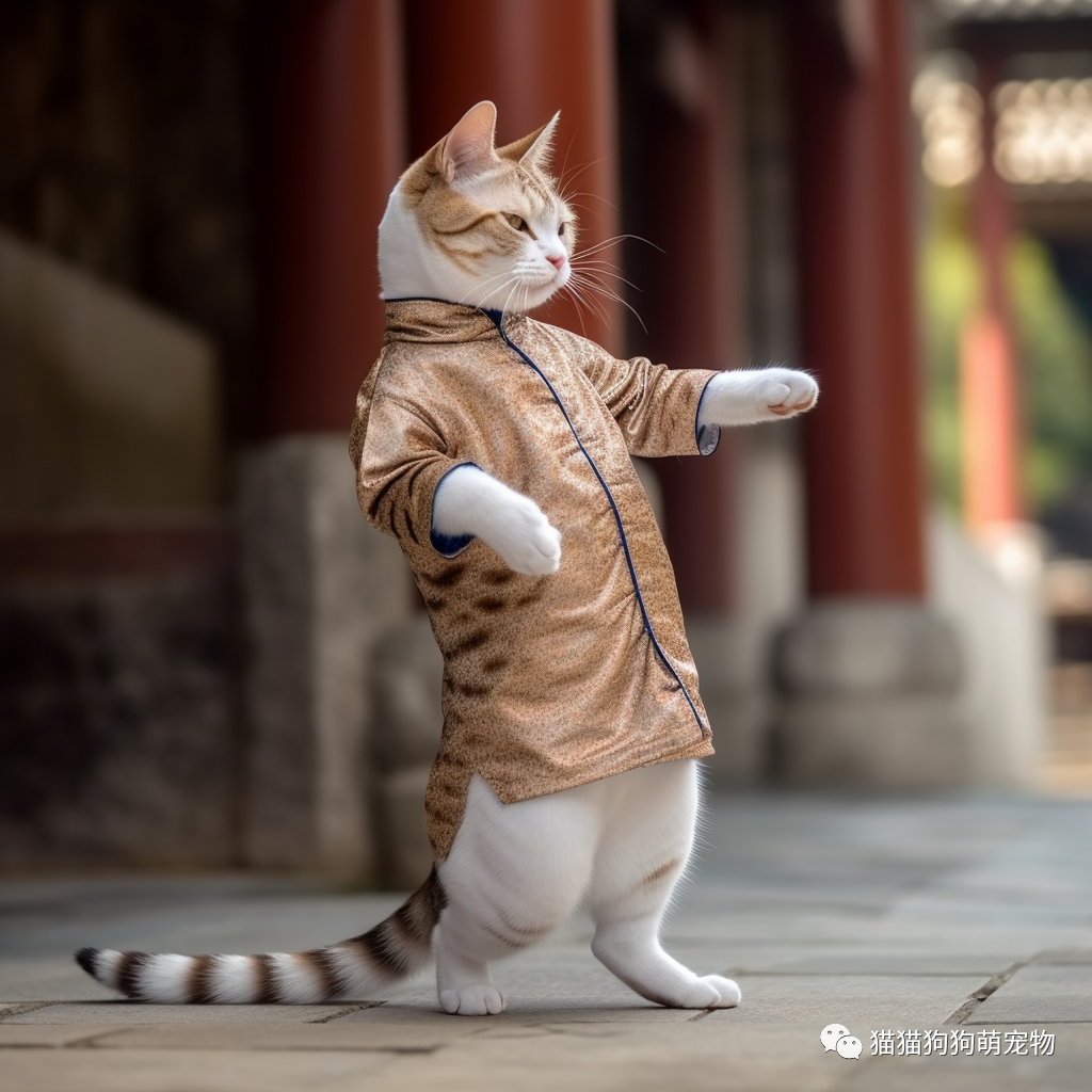猫咪练太极?12张令人捧腹的猫咪功夫照片!