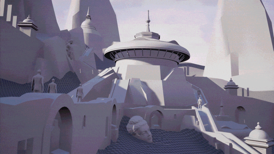 通过modosubstance3dpainter和ue4创造朝圣场景