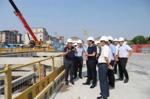 省交通运输厅副厅长洪秀敏赴杭绍甬高速公路杭州绍兴段工程开展专题