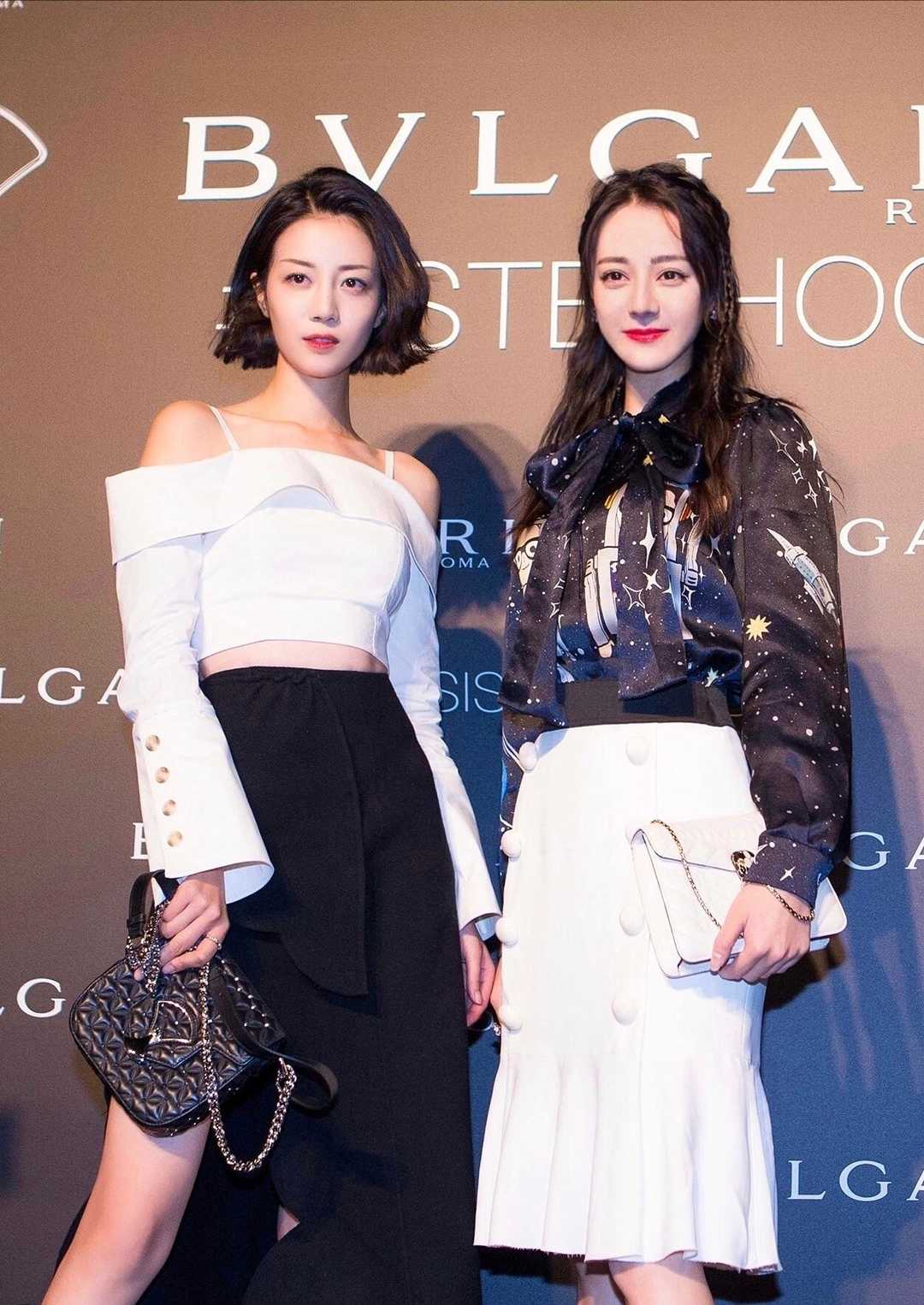 迪丽热巴和李溪芮同台一个精致迷人一个仙女气质范十足