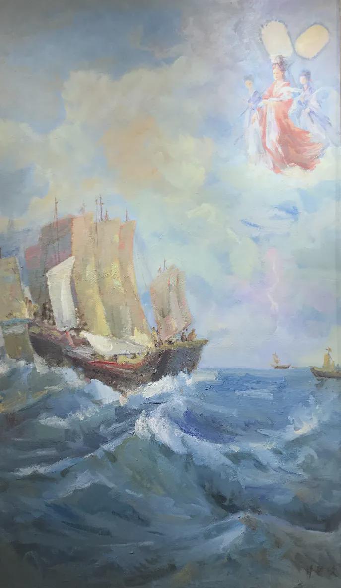 "妈祖情"主题油画展