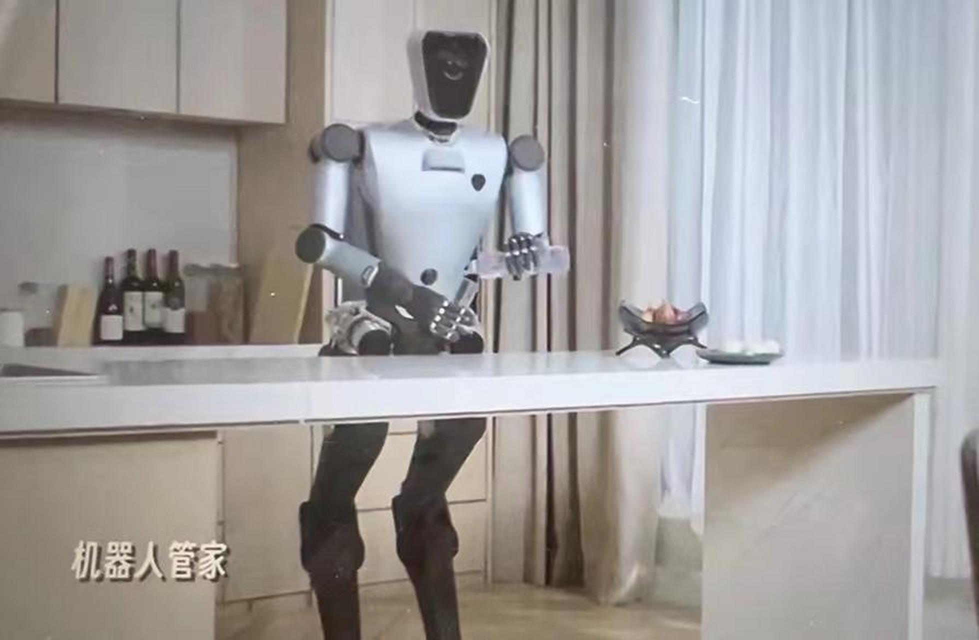 华为天才少年的首款人形机器人亮相,上得厨房入得工厂,成本价不到20