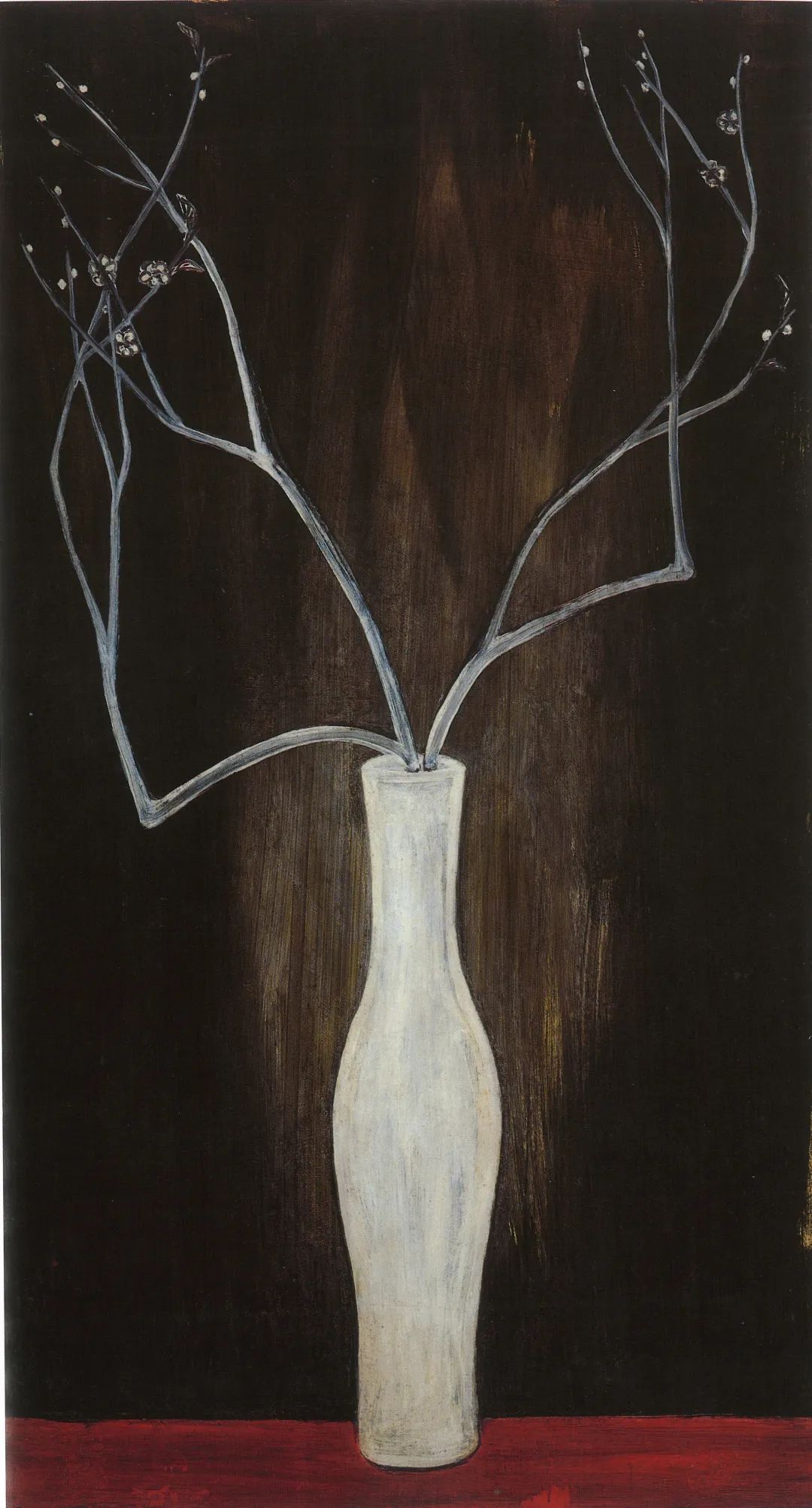 官宣!常玉自传式花卉巨作《红底瓶枝》卓领香港现代艺术晚拍