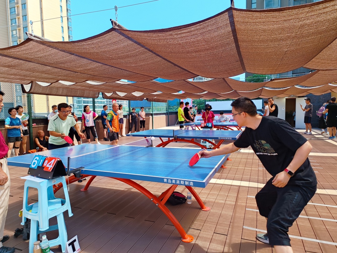 乒出精彩生活航天基地社区运动会乒乓球比赛成功举办