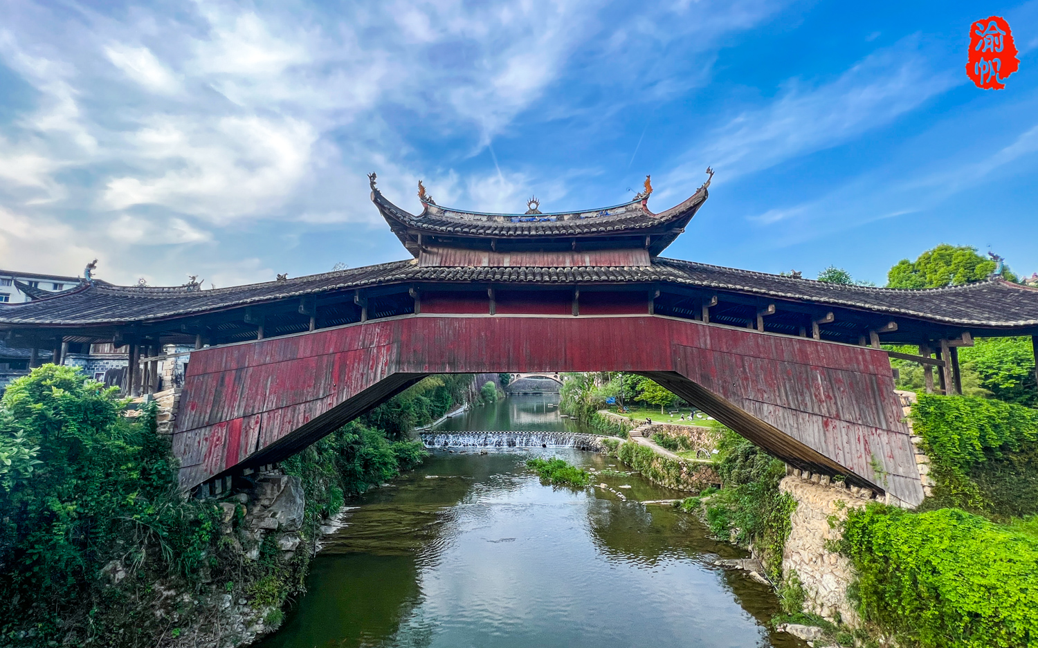 中国最美廊桥——温州泰顺溪东桥,不用一颗钉子却几百年不倒