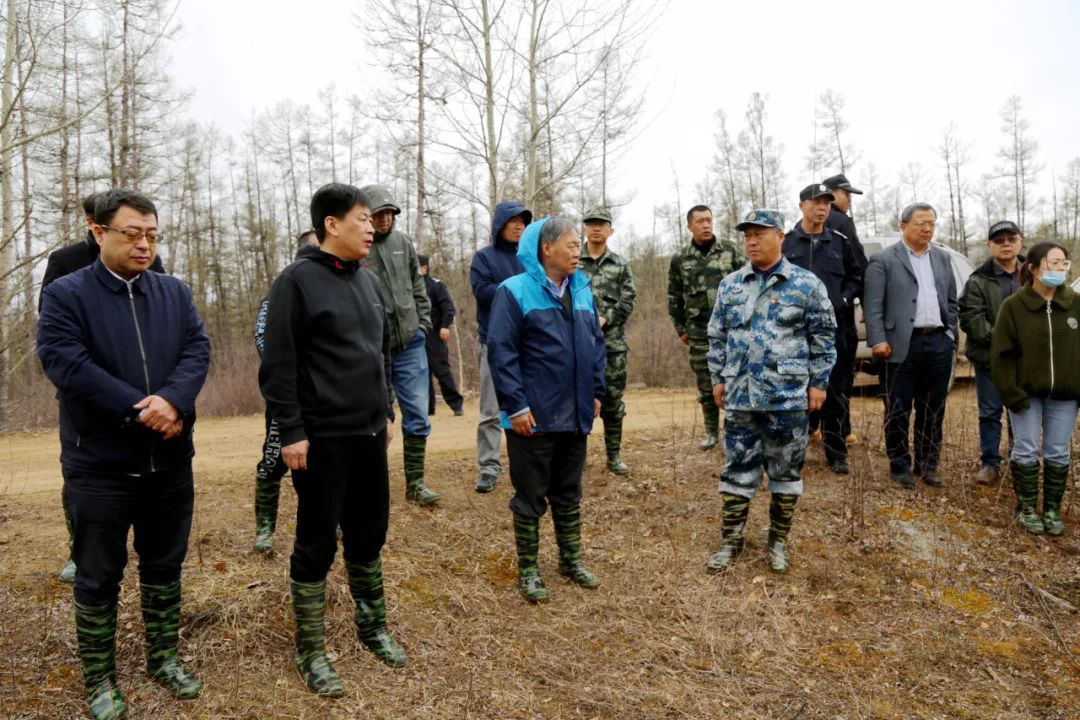 中国科学院地理科学与资源研究所院士于贵瑞深入呼中调研