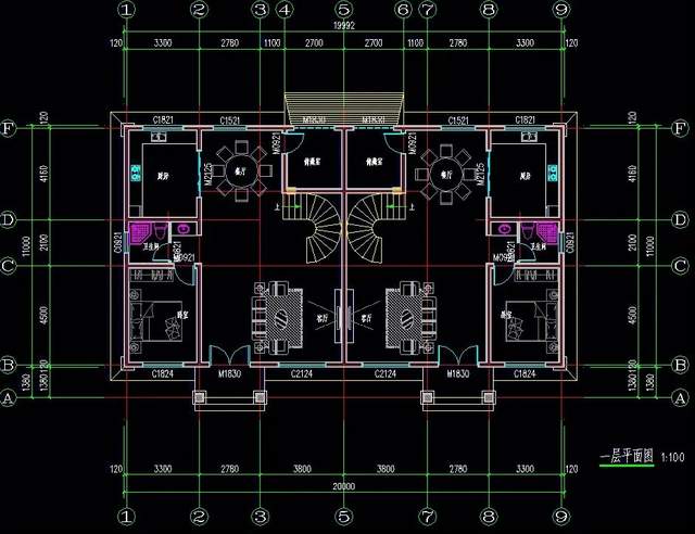 20套兄弟雙拼別墅設計圖,鄉村別墅建房,2023年兄弟雙拼別墅首選