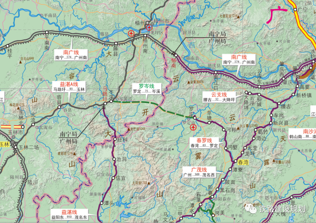 梧州岑溪岑羅鐵路項目發佈招標公告,即將啟動重建!