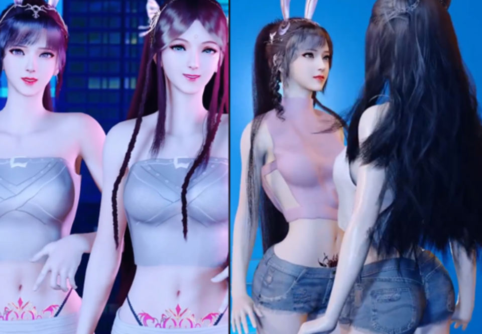 斗罗大陆:七大女神越穿越大胆,史莱克三美穿露脐装秀纹身!