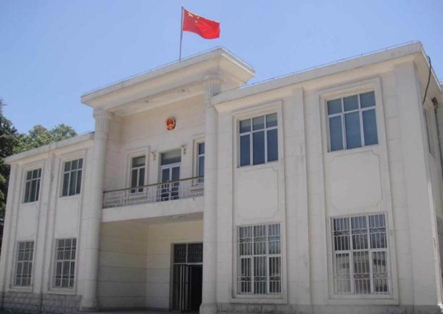 中国驻叙利亚大使馆,五星红旗飘扬!