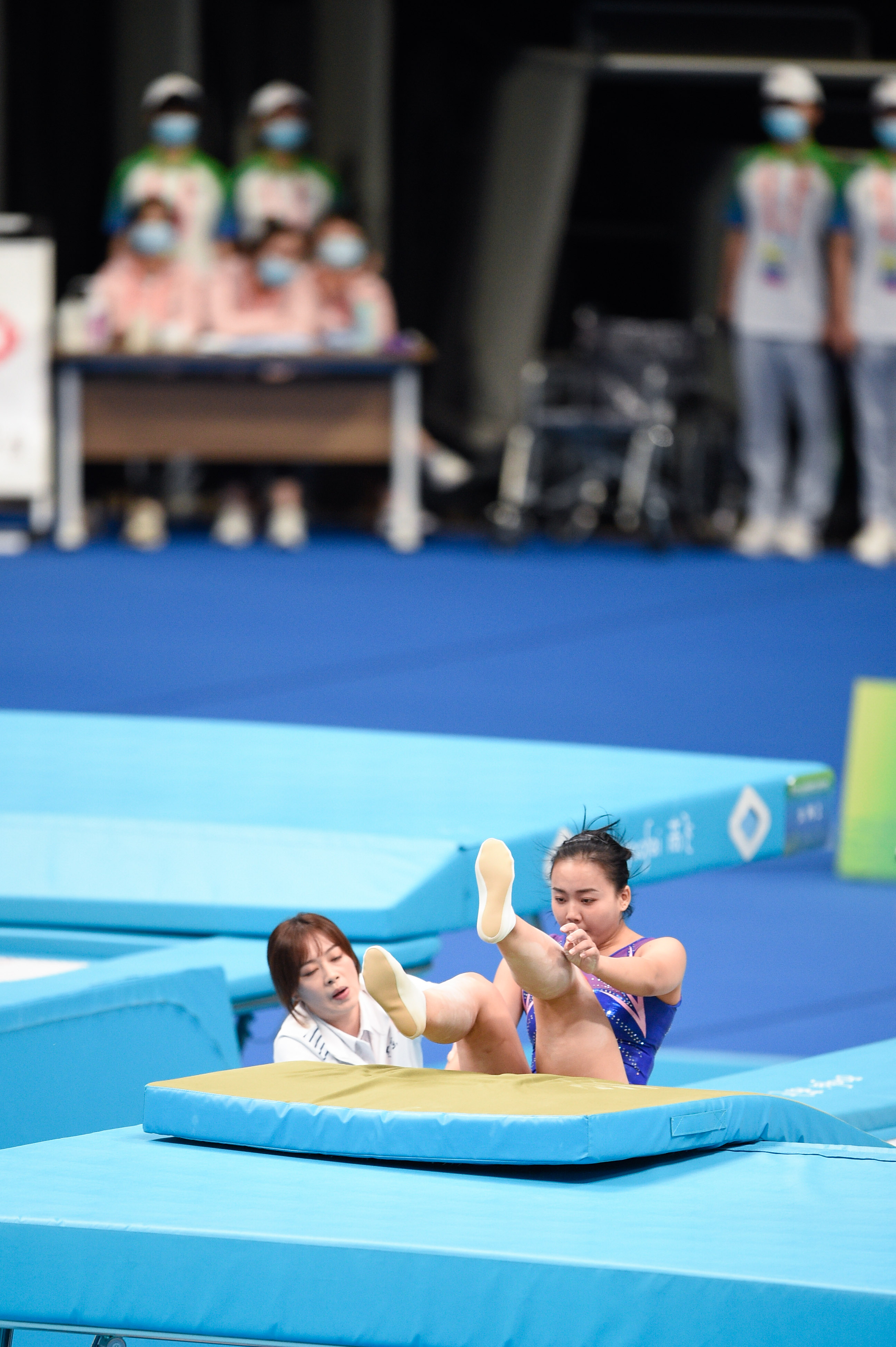 蹦床——女子个人决赛赛况