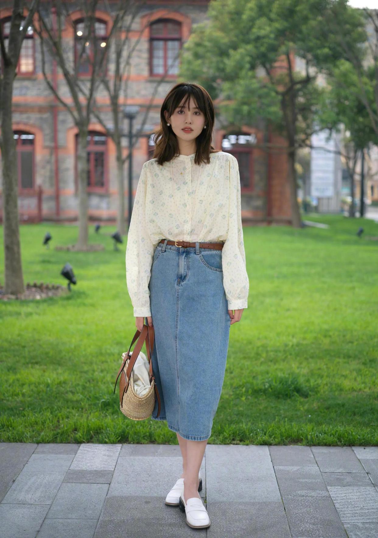 6组好看又好搭的牛仔半身裙一秒就爱上