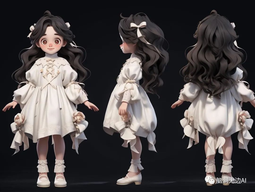 人物原画三视图,设定没灵感?来试试脑洞无边ai