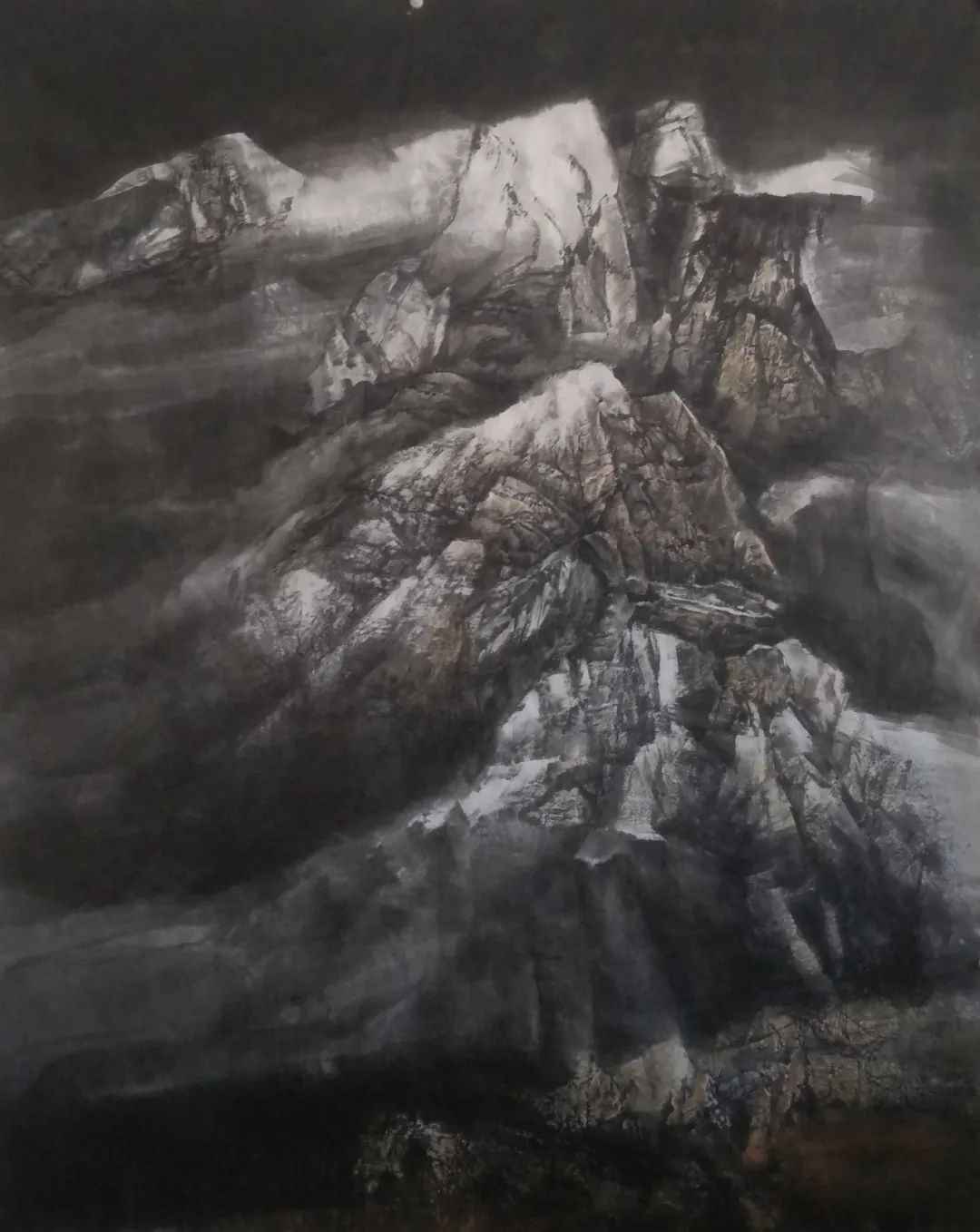 东港市美协副秘书长,于盛本水墨山水画作品欣赏