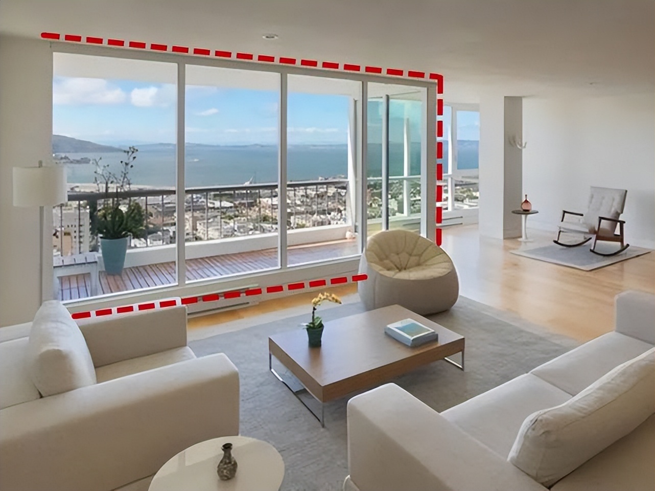 这真是高手!阳台封一半留一半,实用又高级