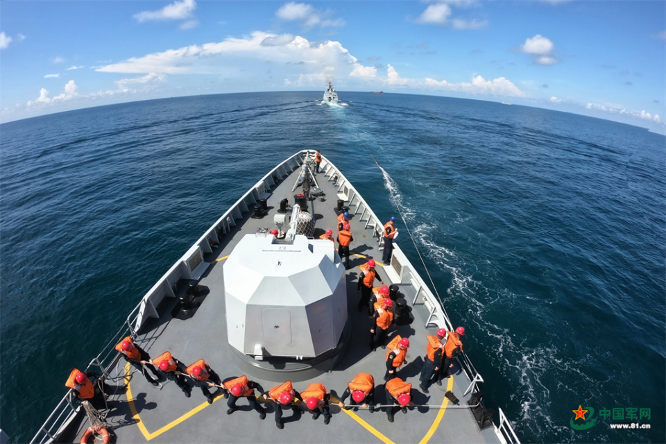 大洋深处硝烟浓!南部战区海军某护卫舰支队开展实战化演练