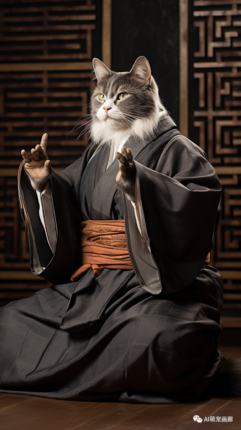 "禅猫"现身,你见过这么悠然自得的猫咪吗?