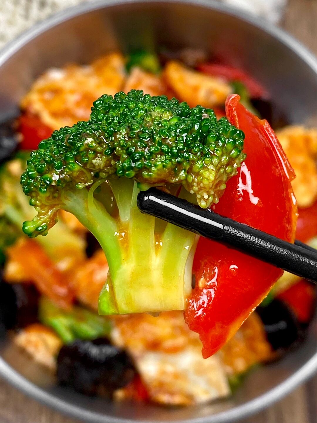 番茄西兰花煎蛋,低脂高蛋白,好吃没负担!