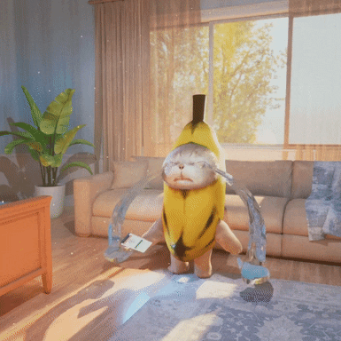 来拿!香蕉猫表情包第二期