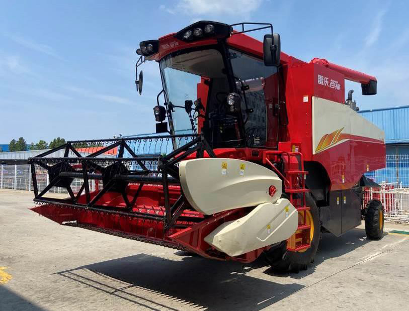 10公斤小麦收割机,江苏沃得vs雷沃谷神,对比才知配置区别