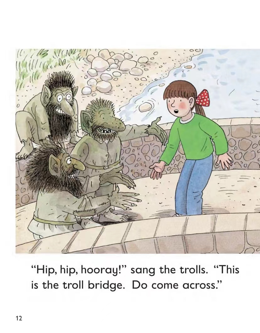 跟孩子一起读绘本《kipper and the trolls》