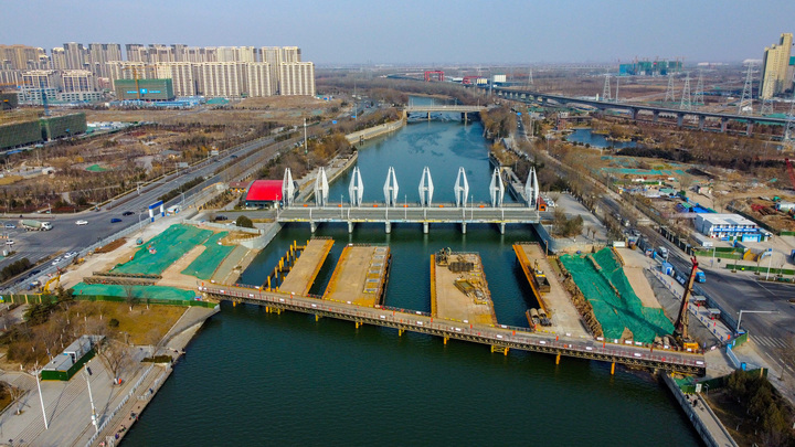 济南泺河港图片