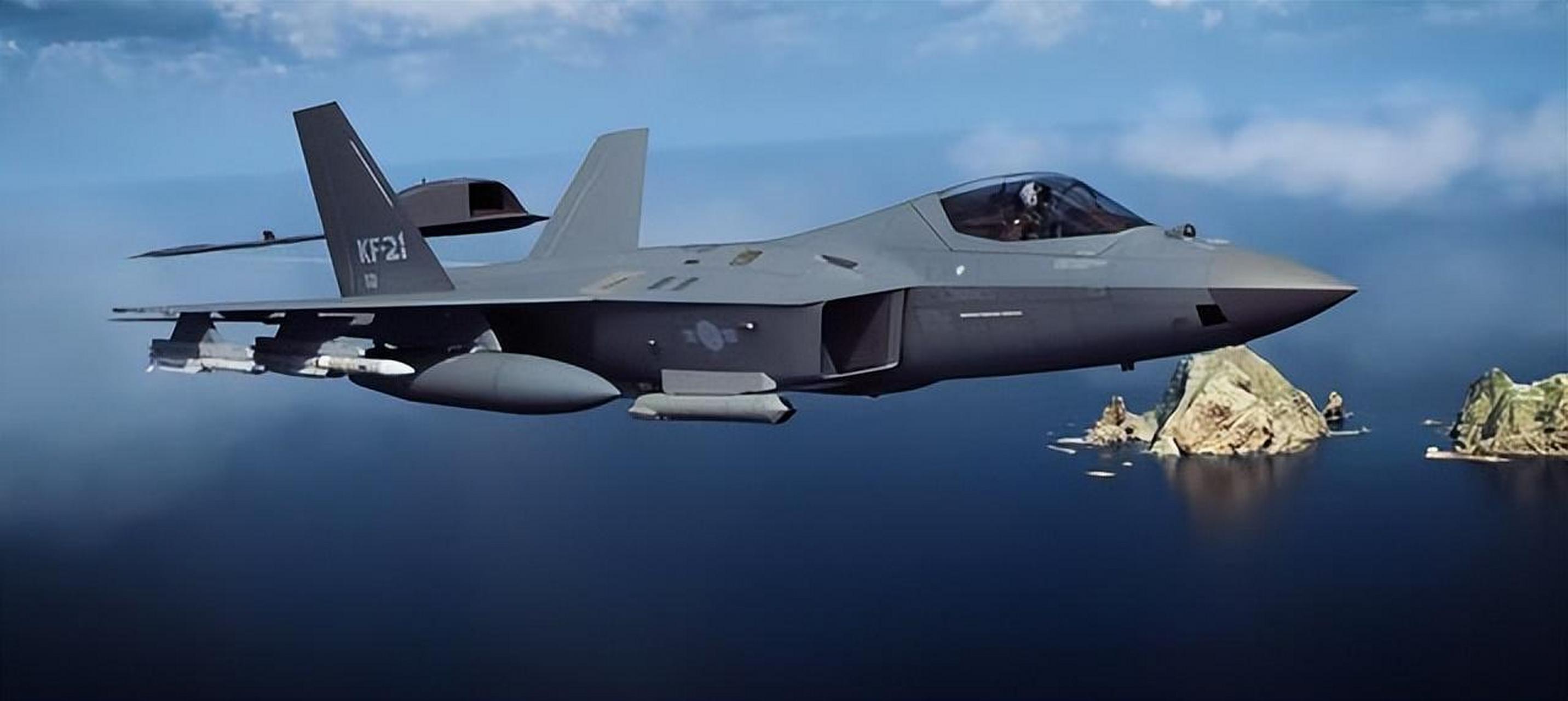 近日韩国宣称,其"五代机"kf-21"猎鹰"的第6架原型机也已经升空试飞了.