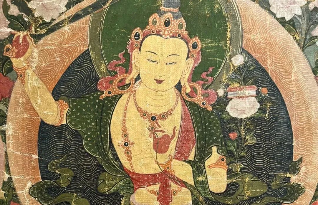 北京雍和宫风格《红黄文殊与八大菩萨》唐卡赏析