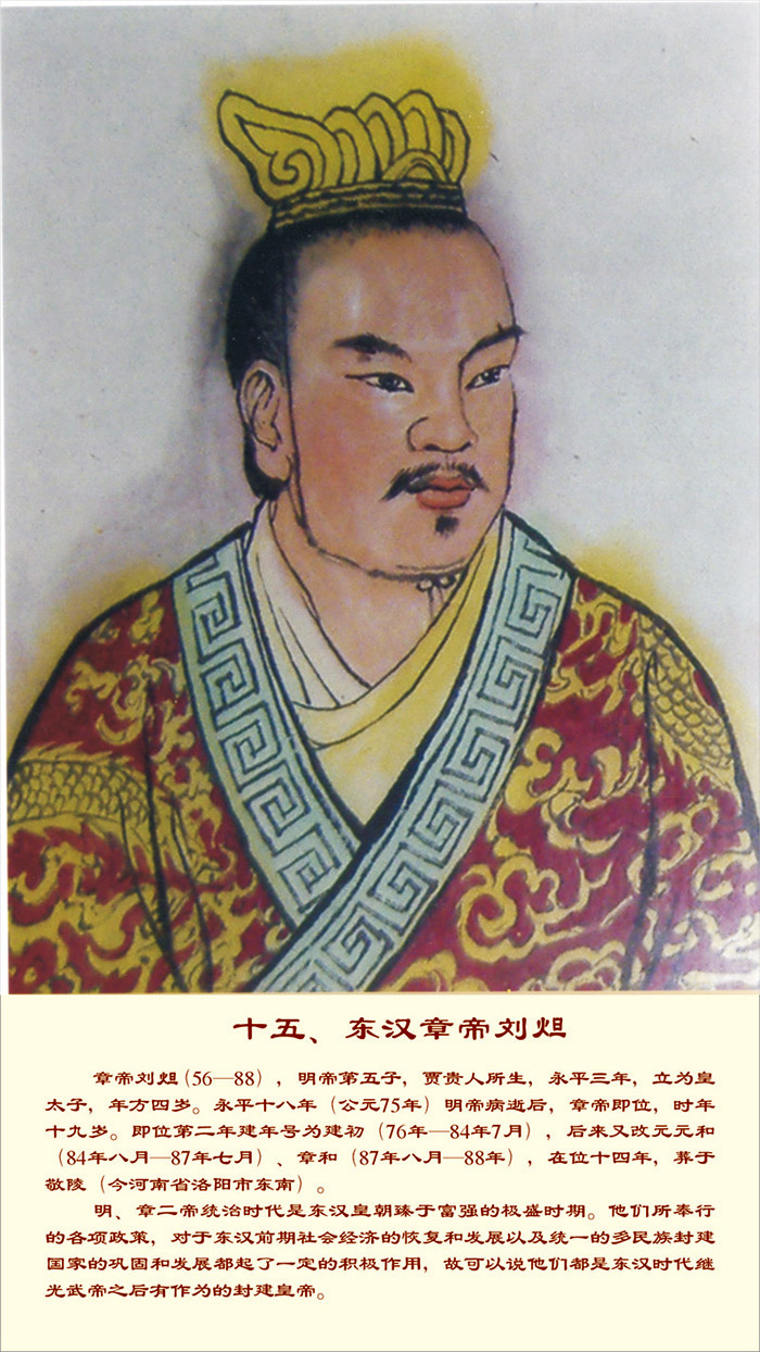 东汉孝章皇帝刘炟