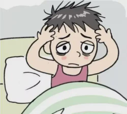 睡眠不足头疼图片