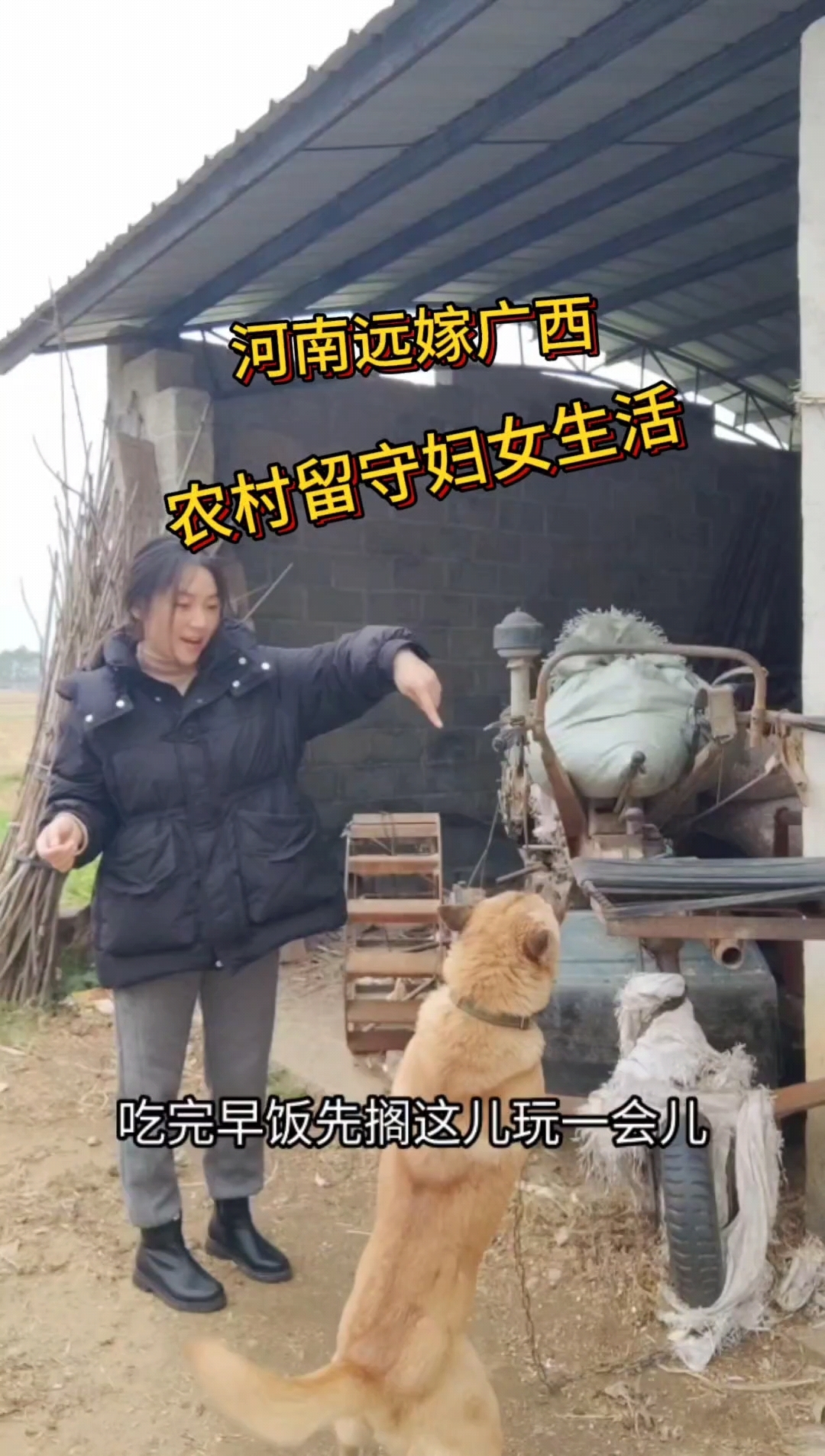 农村留守媳妇的幸福生活视频