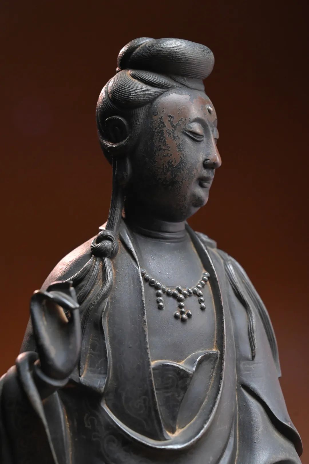 明 铜石叟制款观音像 丨大都2022春拍