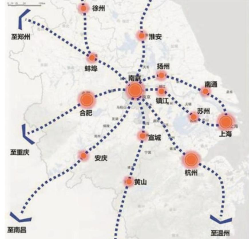 豫皖苏三省规划新高铁:郑州经周口,亳州,蚌埠直达南京