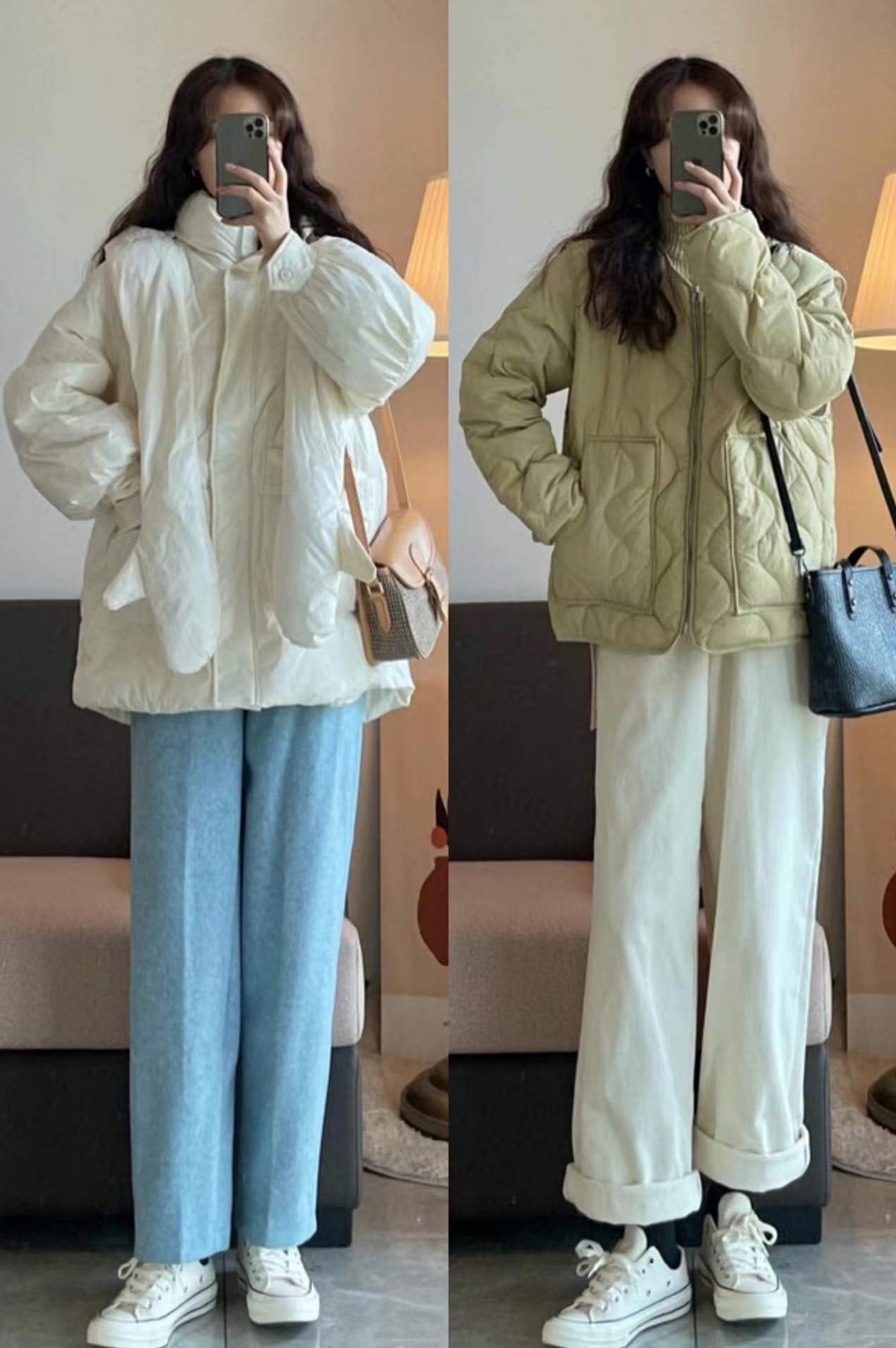 "软妹子"的日常穿搭好清新!这18套穿衣模板,很美,很简单