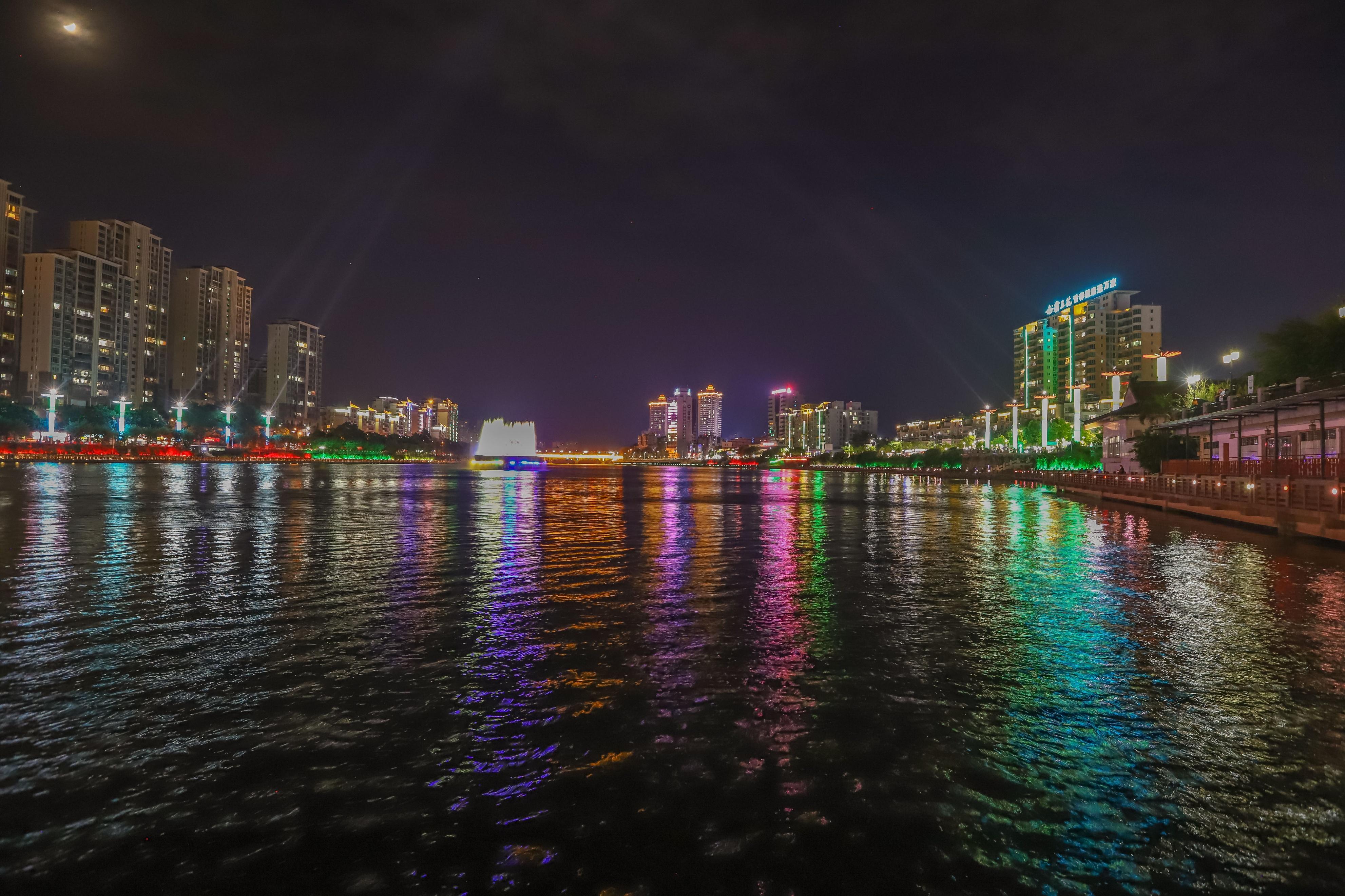 河源市夜景图片图片