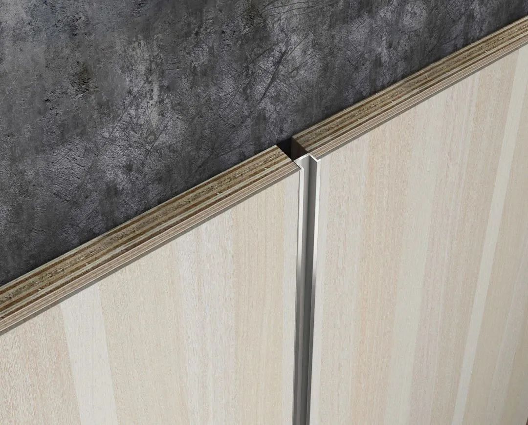 木饰面金属嵌条收口,该怎么做?