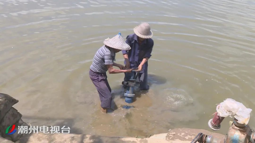 潮州韓江水位下降,讓仙河村用水困難