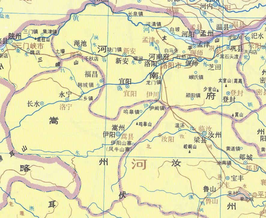 為何中嶽嵩山腳下是登封,以嵩山而得名的嵩縣卻在100公里之外?