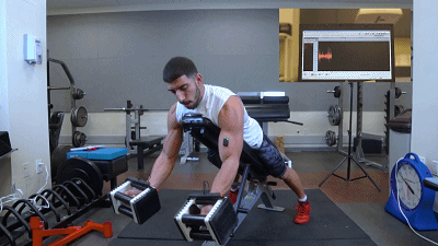 蜘蛛弯举,挤出肱二小山峰,你练对了吗?