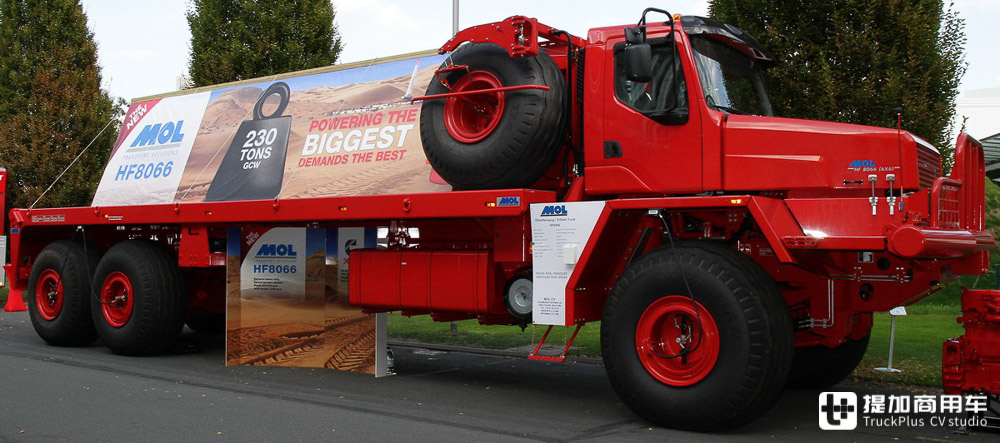 刷新性能极限!比利时mol80666x6越野底盘,征服油田的红色巨兽