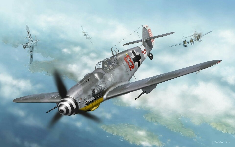 二战德军精锐:第52战斗机联队,200架战机击落敌方过万架战机