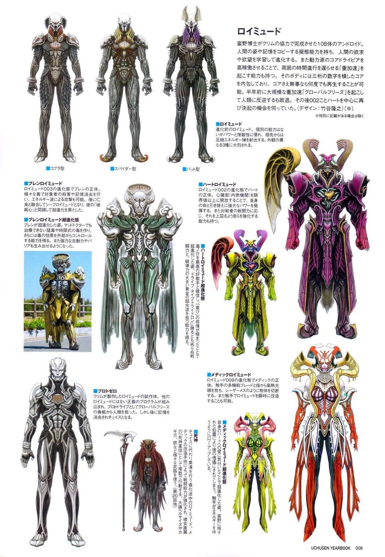 《假面骑士drvie》的机械变异体设计——竹谷隆之