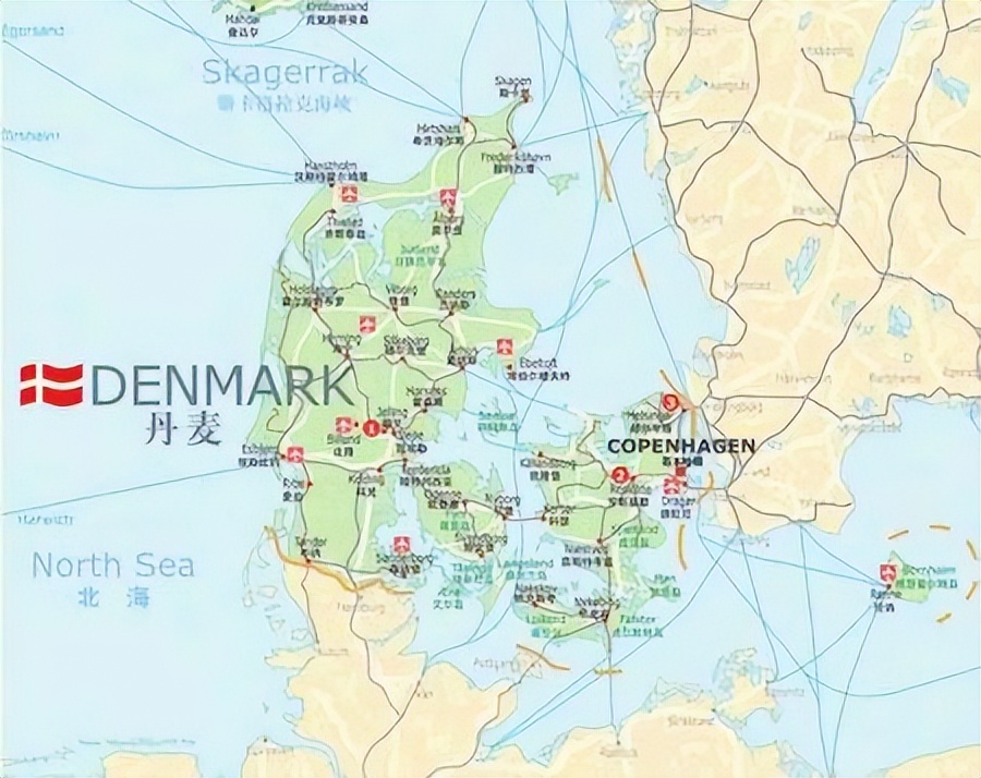 丹麦人口最多的岛屿,人口达到了两百万