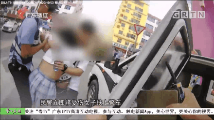 热点|迷惑行为！情侣吵架，女子竟用板砖砸晕自己，差点弄出人命