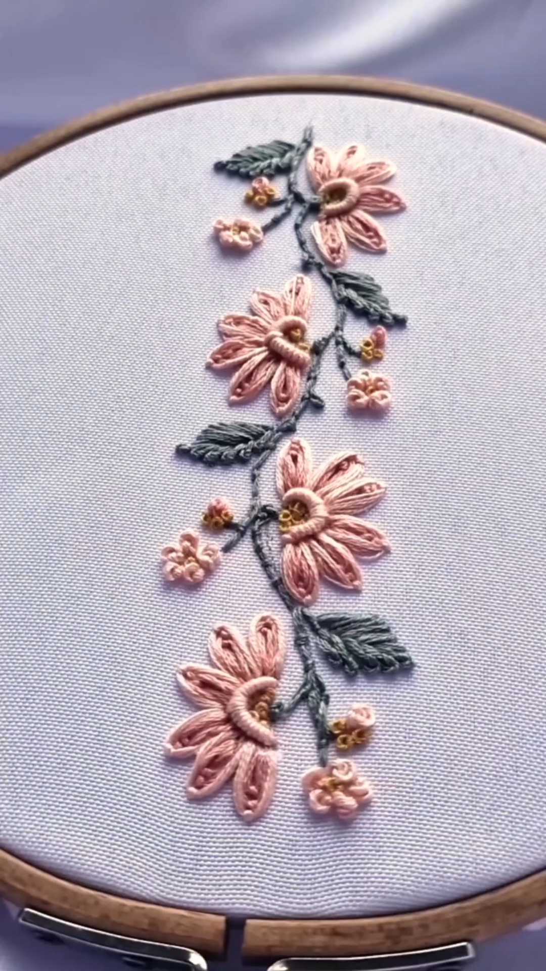 唯美古风花边刺绣