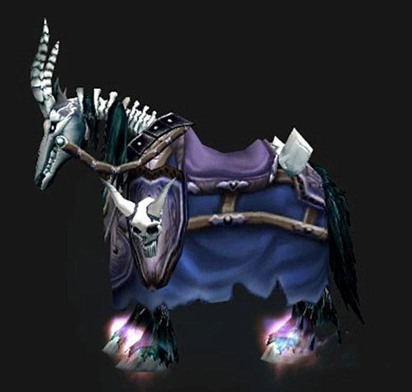 魔兽世界怀旧服爆率超低的坐骑骷髅马,收藏玩家最想得到的坐骑