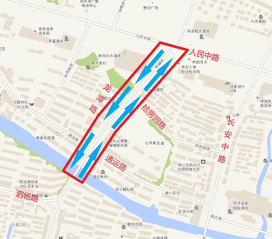 江苏张家港,园林路(暨阳路-沙洲路)终于实现全段通车