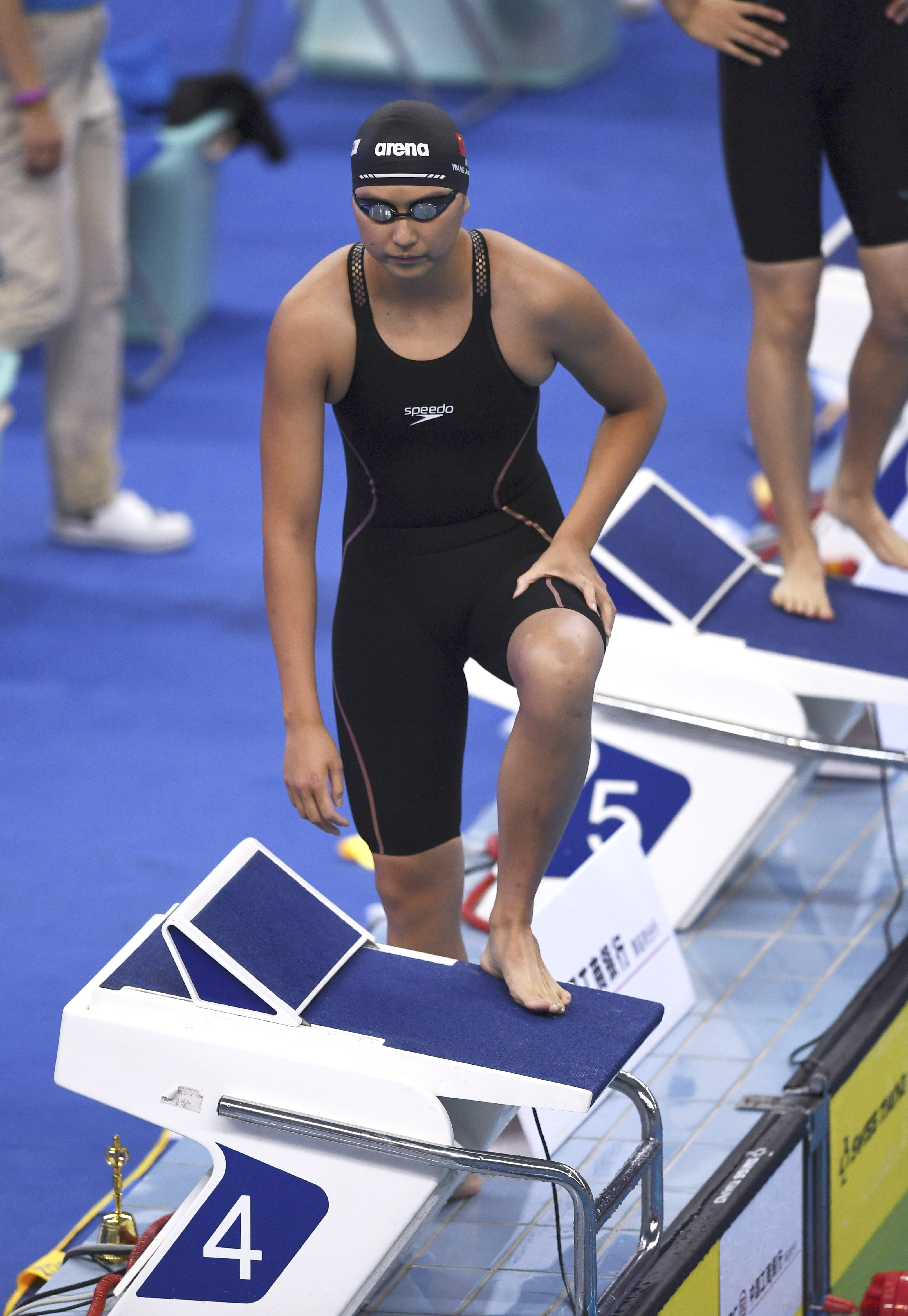 游泳——全国冠军赛:王简嘉禾破女子1500米自由泳亚洲纪录