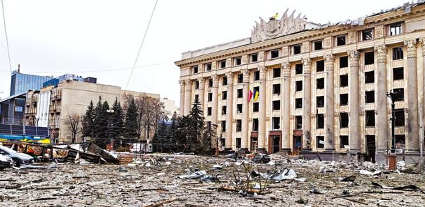 乌克兰总统府被围攻图片